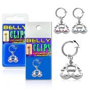 blcpt24 fake illusion hoops others belly button