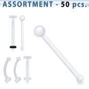 blk119 micro curved barbells bioflex ptfe nose