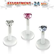 blk183 labrets lip rings bioflex ptfe belly button