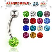 blk280 belly rings surgical steel 316l belly button