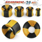 blk311 tunnels gauges organic body jewelry ear lobe