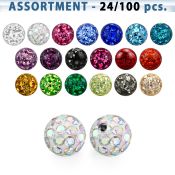 blk315 loose body jewelry parts surgical steel 316l belly button