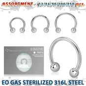 blk474 horseshoes surgical steel 316l belly button