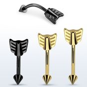 bn14taw belly rings anodized surgical steel 316l belly button