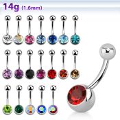 bn1cg belly rings surgical steel 316l belly button
