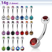 bn2cs belly rings surgical steel 316l belly button