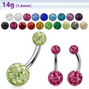 bn2frg belly rings surgical steel 316l belly button