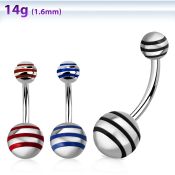 bnby belly rings surgical steel 316l belly button