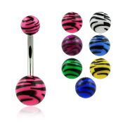 bndxj belly rings surgical steel 316l with acrylic parts belly button