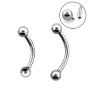 bnebin micro curved barbells surgical steel 316l eyebrow