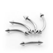 bnecn25 micro curved barbells surgical steel 316l eyebrow