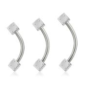 bnes2di micro curved barbells surgical steel 316l eyebrow