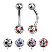 bnfr6a belly rings surgical steel 316l belly button