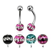 bnfr6d belly rings surgical steel 316l belly button