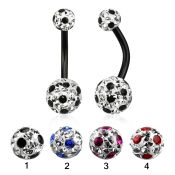 bnt2frga belly rings anodized surgical steel 316l belly button