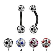 bnt2frsa belly rings anodized surgical steel 316l belly button