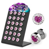 briprh8 cheaters  illusion plugs and tapers surgical steel 316l ear lobe