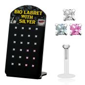 brlbi13 labrets lip rings bioflex ptfe labrets chin