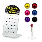 brlbi15 labrets lip rings bioflex ptfe labrets chin