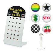 brlbi21 labrets lip rings bioflex ptfe labrets chin