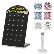 brlbi41 labrets lip rings bioflex ptfe labrets chin