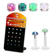 brlbi50 labrets lip rings bioflex ptfe labrets chin