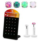 brlbi52 labrets lip rings bioflex ptfe labrets chin