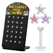 brlbi6 labrets lip rings bioflex ptfe labrets chin