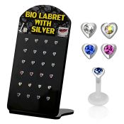 brlbi9 labrets lip rings bioflex ptfe labrets chin