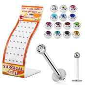 brmlb14 labrets lip rings surgical steel 316l labrets chin