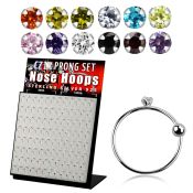 brnhmx12 nose hoop silver 925 nose