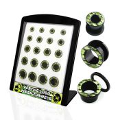 brpg101 tunnels gauges acrylic body jewelry ear lobe