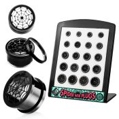 brpg106 tunnels gauges anodized surgical steel 316l ear lobe