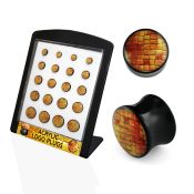 brpg124 plugs gauges acrylic body jewelry ear lobe