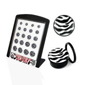 brpg137 plugs gauges acrylic body jewelry ear lobe