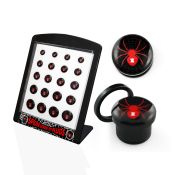 brpg139 plugs gauges acrylic body jewelry ear lobe