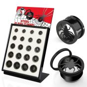 brpg146c tunnels gauges anodized surgical steel 316l ear lobe