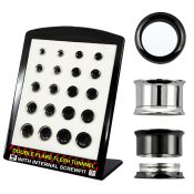 brpg149a tunnels gauges anodized surgical steel 316l ear lobe