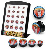 brpg162 plugs gauges acrylic body jewelry ear lobe