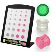 brpg163 plugs gauges acrylic body jewelry ear lobe