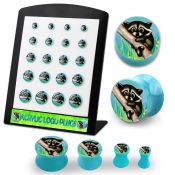 brpg171 plugs gauges acrylic body jewelry ear lobe