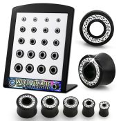 brpg179 tunnels gauges organic body jewelry ear lobe