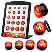 brpg184 plugs gauges acrylic body jewelry ear lobe