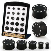 brpg207 tunnels gauges organic body jewelry ear lobe