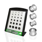 brpg4 tunnels gauges surgical steel 316l ear lobe