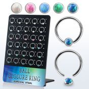 brrocr5 surgical steel ball closure rings ear othersear lobe eyebrow nose bridge septum piercing