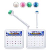 bxa31 nose bone acrylic body jewelry nose