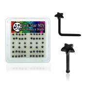 bxaksr nose bone acrylic body jewelry nose