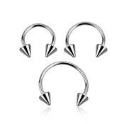 cb20cn horseshoes surgical steel 316l eyebrow