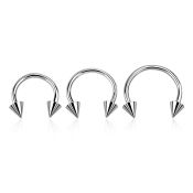 cbcn horseshoes surgical steel 316l belly button